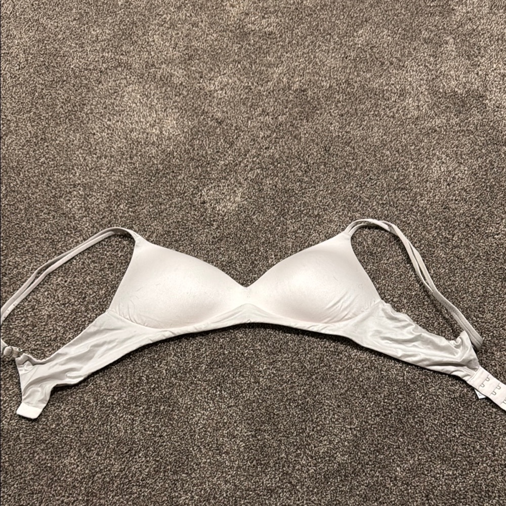 Aerie Pink Bra Soft Fabric Adjustable Straps